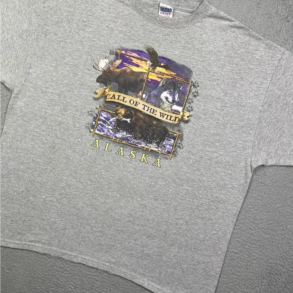 Vintage‎ y2k Alaska animal nature T-shirt